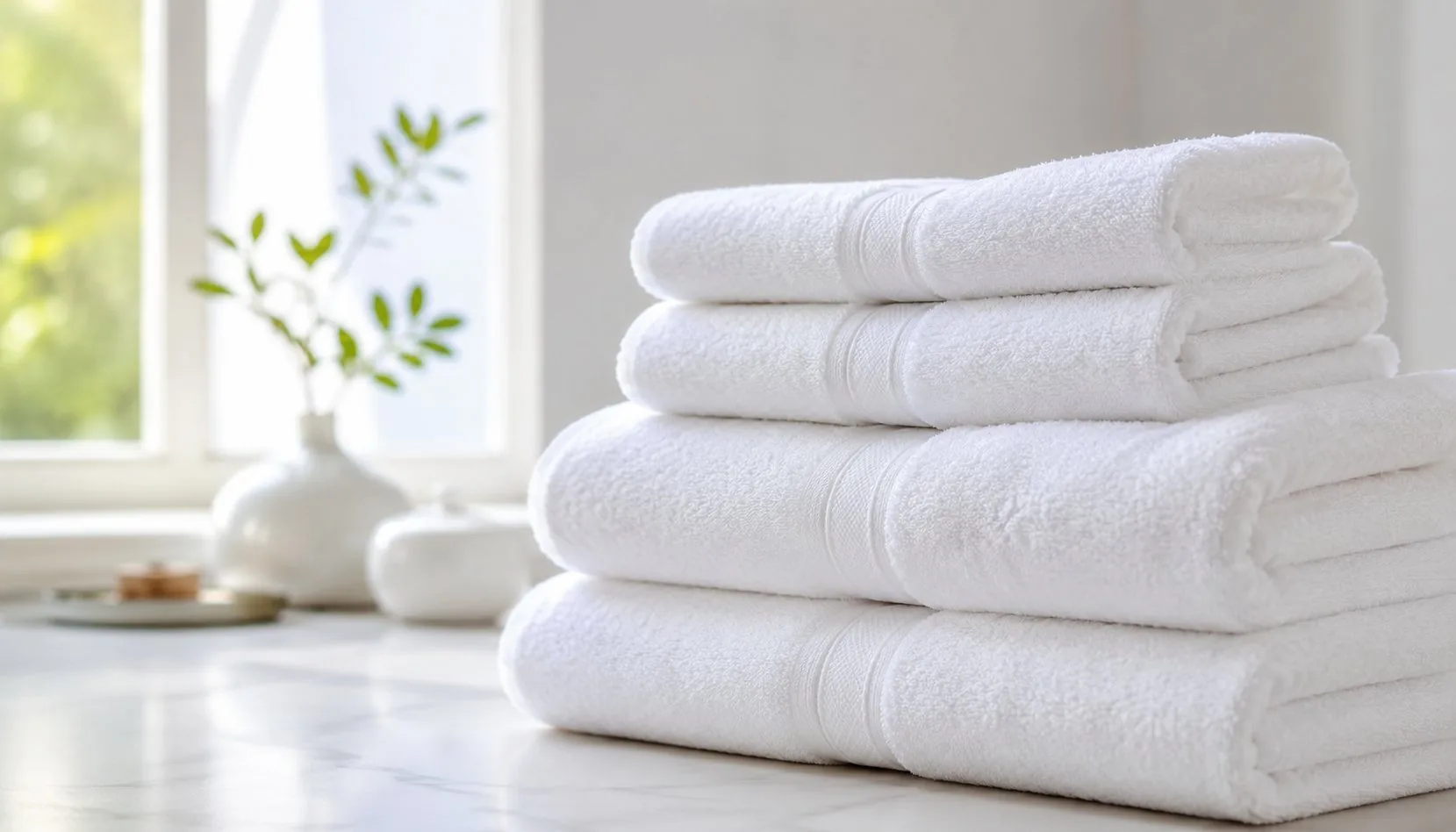 Fresh thermally laundered towels and linen for Airbnb and short-stay properties